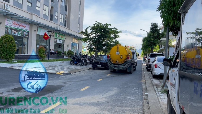 Hút hầm cầu xã Trà liên